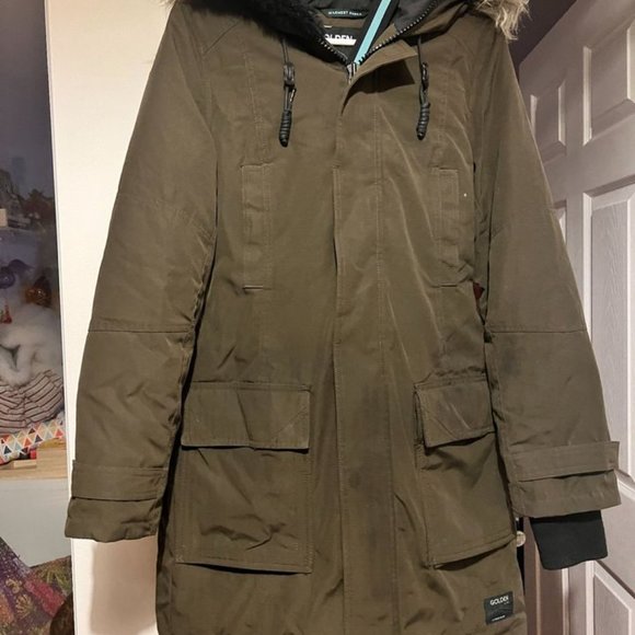 Aritzia TNA Bancroft Parka in Dark Olive - Medium - Picture 3 of 6
